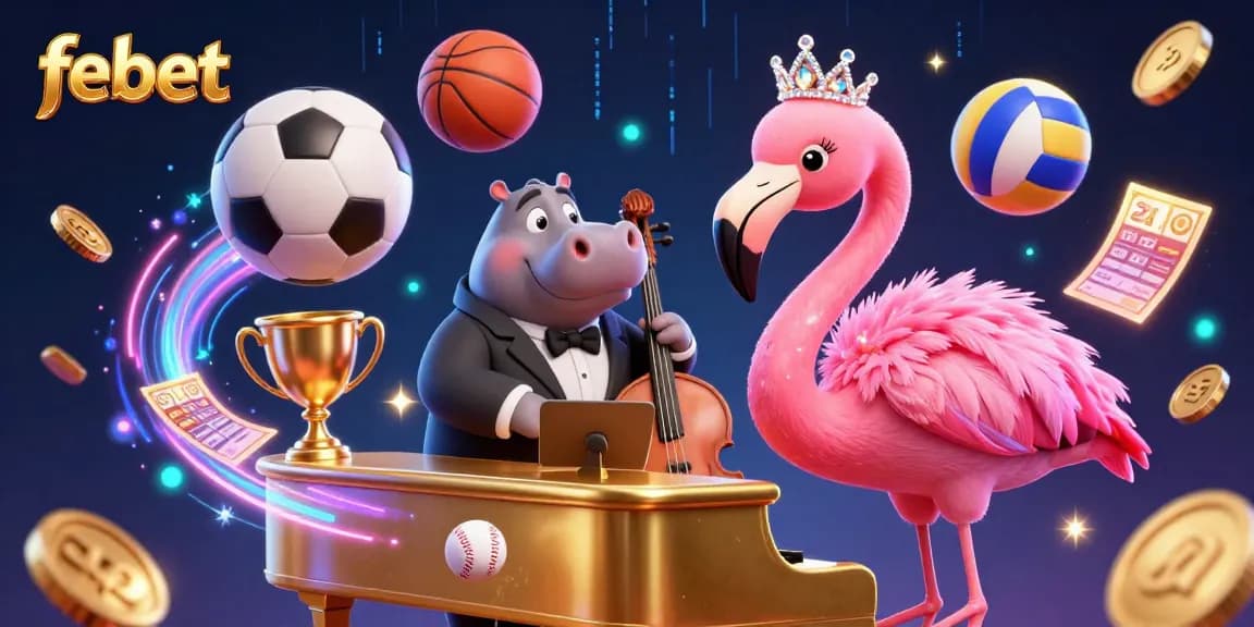 Experience thrilling gameplay at febet with dynamic casino scenes and vibrant elements.