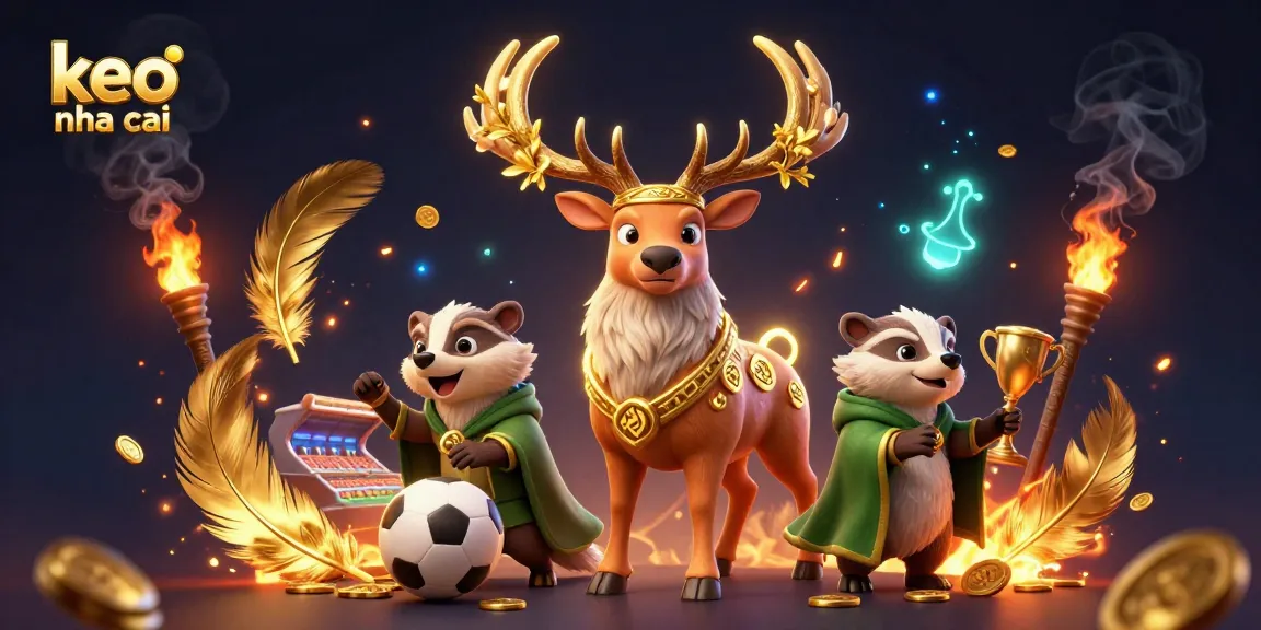 Engage with keo nha cai as our Celtic druid stag inspires epic sports betting adventures.