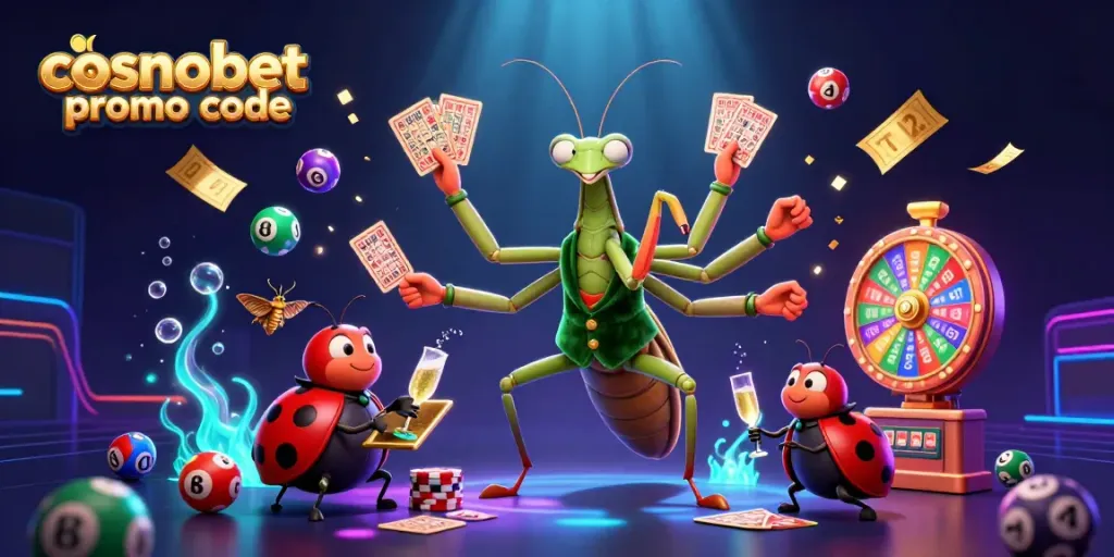 Experience winning excitement with the cosmobet promo code in a vibrant, dynamic casino scene.