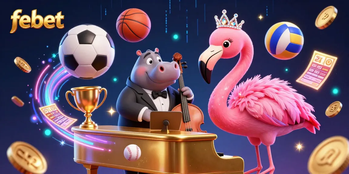 Experience thrilling gameplay at febet with dynamic casino scenes and vibrant elements.