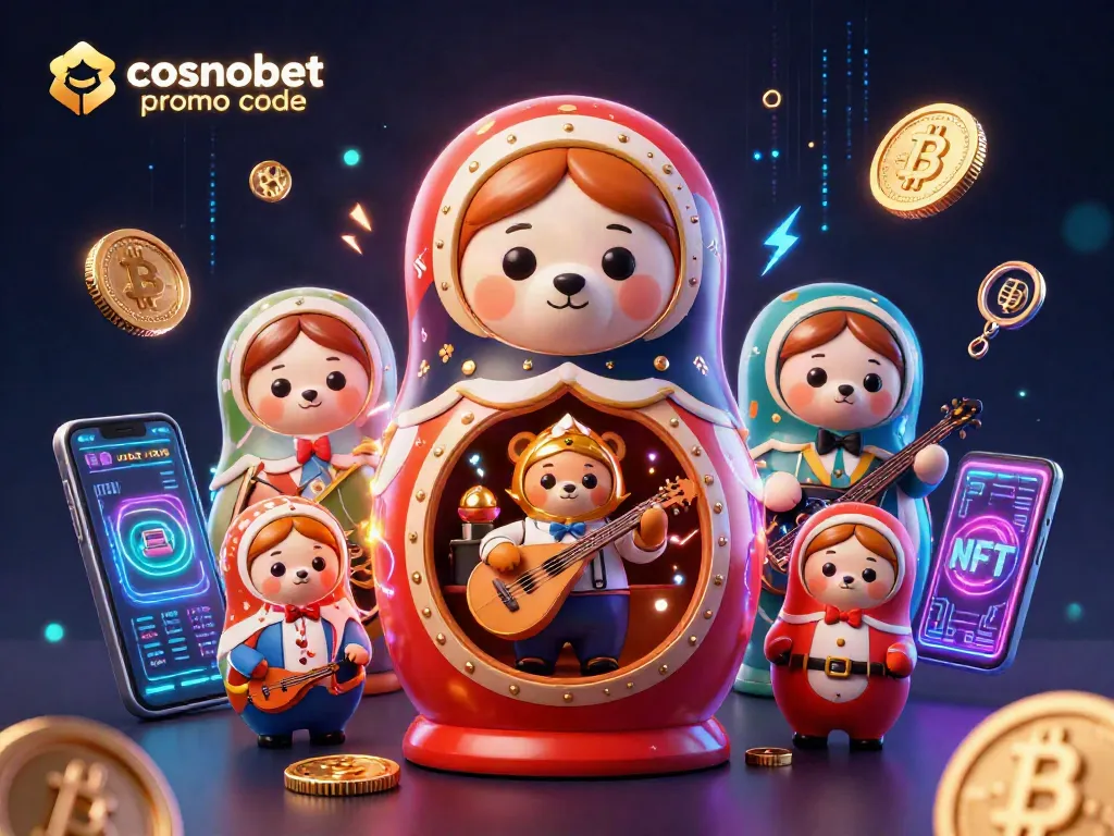 Experience the excitement of the cosmobet promo code with delightful characters and vibrant casino elements.