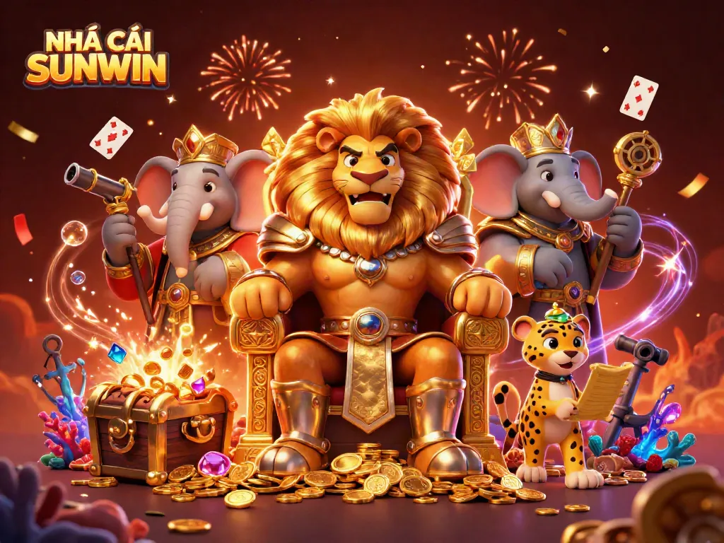 Experience the thrill of NHÀ CÁI SUNWIN with roaring excitement and vibrant game elements.